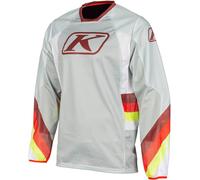 Klim Mojave 2023 Motocross Jersey, light grey/red, size L