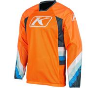 Klim Mojave 2023 Motocross Jersey, white-blue-orange, size 2XL for Men