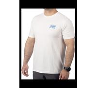 Klim Powabunga Tri-Blend T-Shirt Natural/Electric Blue LemonadeXXL Natural,Electric Blue Lemonade