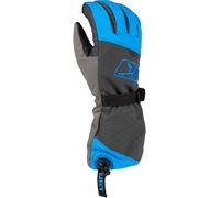 Klim PowerXross Gauntlet Snowmobile Gloves, grey-blue, size M for Men