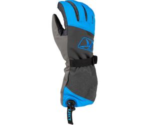 Klim PowerXross Gauntlet Snowmobile Gloves, grey/blue, size S