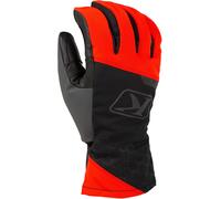 Klim PowerXross Snowmobile Gloves, black-grey-red, size XL for Men