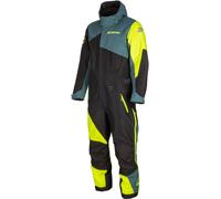 Klim Railslide Hi-Vis One Piece Snowmobile Suit, black-green-blue-yellow, size M for Men