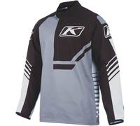 Klim Revolt 1/4 Zip Pullover, black/grey, size L