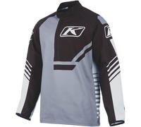 Klim Revolt 1/4 Zip Pullover, black-grey, size XL for Men