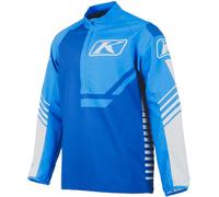 Klim Revolt 1/4 Zip Pullover, light blue/dark blue, size XL