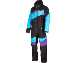 Klim Ripsa 2023 One Piece Snowmobile Suit, black-turquoise-purple, size L for Men