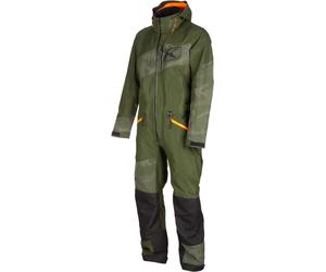 Klim Ripsa Camo 2023 One Piece Snowmobile Suit, green/orange, size M