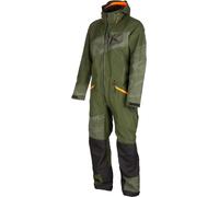 Klim Ripsa Camo 2023 One Piece Snowmobile Suit, green-orange, size S for Men