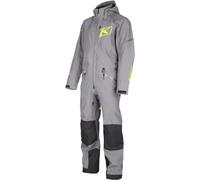 Klim Ripsa Vapor One Piece Snowmobile Suit, grey/neon yellow, size Short S