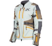 Klim Sedona, textile jacket women S Light Grey/Dark Grey/Brown