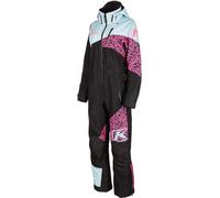 Klim Shredsa Leo Ladies One Piece Snowmobile Suit, black/light blue/pink, size L