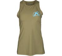 Klim Solstice -1.0 Ladies Functional Tank Top, green, size XL for Women