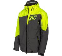 Klim Storm 2022 Snowmobile Jacket, dark grey/black/neon yellow, size S