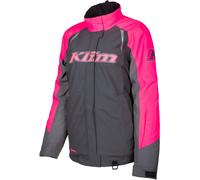 Klim Strata Ladies Snowmobile Jacket, grey/hotpink, size L