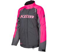 Klim Strata Ladies Snowmobile Jacket, grey-pink, size L for Women