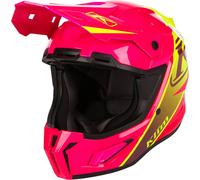 Klim T1 Freeride Descent, motocross helmet XXL Neon-Pink/Neon-Yellow