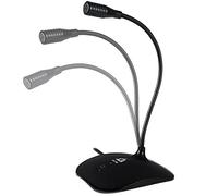 KLIM Talk USB Desk Microphone, Professional Mic with Stand for Recording | Patented Audio Filter Isolates Your Voice, Perfect for Video Conference, Also Fits PCs and Laptops, Black