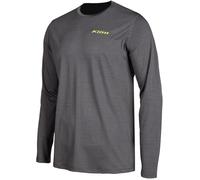 Klim Teton Merino Wool Functional Shirt, black-grey, size XL for Men