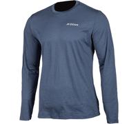 Klim Teton Merino Wool Functional Shirt, blue, size XL for Men
