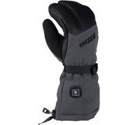 Klim Tundra HTD Heated Snowmobile Gloves, black/grey, size M