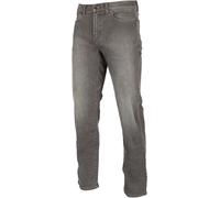 Klim Unlimited Straight Stretch Denim Motorcycle Jeans, grey, size 33/34