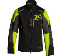 Klim Valdez 2022 Snowmobile Jacket, black/neon, size XXL
