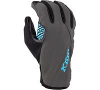 Klim Versa Ladies Motorcycle Gloves, black-grey-blue, size XS for Women