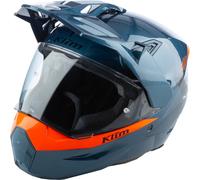 Klim X1 Alpha Carbon Enduro Helm, blue/orange, size XL (61/62)