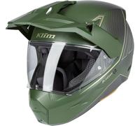 Klim X1 Alpha Quanta, adventure helmet M Dark Green/Light Green/Carbon