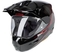 Klim X1 Alpha Quanta, adventure helmet XL Carbon/Black/Red
