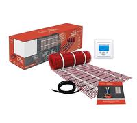 Klima 8.0m2 Electric Under Floor Heating Mat Kit 150w/m2 Output for Use Under Tile with Digital Thermostat Floors Easy Installation Can Be Cut and Shaped to Suit Any Dimensions Perfect Radiant