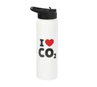 Klima Ich Liebe CO2 Carbon Dioxide Stainless Steel Insulated Water Bottle