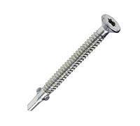 KLIMAS Diameter 6.3 mm x 50 mm Wing Drill Screws Countersunk Head for Wood on Steel Drilling Screws Torx TX