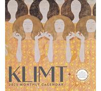 Klimt Calendar 2025 | 12” x 24” Art Nouveau Wall Calendar 12 Month: Gustav Klimt | Marble City Press | Modern Art Calendar | Museum, Fine Art
