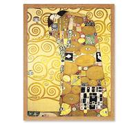 Klimt Frieze Villa Stoclet Palace Brussels Art Print Framed Poster Wall Decor 12x16 inch