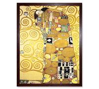 Klimt Frieze Villa Stoclet Palace Brussels Art Print Framed Poster Wall Decor 12x16 inch