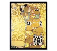 Klimt Frieze Villa Stoclet Palace Brussels Art Print Framed Poster Wall Decor 12x16 inch