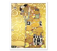 Klimt Frieze Villa Stoclet Palace Brussels Art Print Framed Poster Wall Decor 12x16 inch