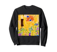 Klimt The Kiss Flower Garden Detail Sweatshirt
