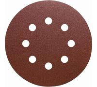Klingpsor 89486 PS 22 K Sanding Disc with Paper Underlay, Self-Attaching, Diameter 125 - Grain 40, Pack of 50