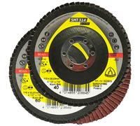 Klingspor 10 Pack 115mm Flap Sanding Discs Wheel Aluminium Oxide Angle Grinder