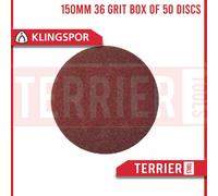 Klingspor 150mm 36 Grit PS18EK 270242 - 50 Discs