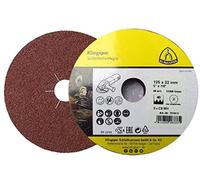 Klingspor 255913 - Fibre Disc for Steel, Non Metals, Plastic - FI|CS561|80|S|30|125X22|5SRT - Contents: 5 Pieces