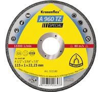 Klingspor 322180 A 960 TZ Cutting Discs 115 x 1 x 22 23 mm Straight (Pack of 25)