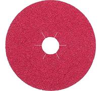 Klingspor 330491 FS 964 Ceramic Fibre Discs 125 x 22 mm Grain 120 Pack of 5 Star Hole Pack 25