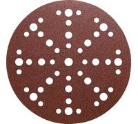 Klingspor 340761 PS 22 K Discs with Paper Backing, Velcro for Wood, Metal, Universal, Hole Shape GLS74, 240 Grit, 150 mm Diameter, Pack of 50