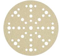 Klingspor 340853 PS 33 CK Discs with Paper Underlay Velcro for Paint, Varnish, Spatula, Wood, Hole Shape GLS74, 40 Grit, 150 mm Diameter, Pack of 100