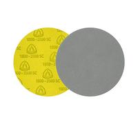 Klingspor 342288 FD 500 Sanding Disc with Foam for Paint, Varnish, Spatula without Hole, 3000 Grit, 125 mm Diameter, Pack of 10
