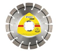Klingspor 350461 DT 600 U Supra diamond cutting discs for angle grinders for construction site materials, concrete, old concrete, reinforced, sand-lime brick, 115 mm x 2.4 mm x 22.23 mm
